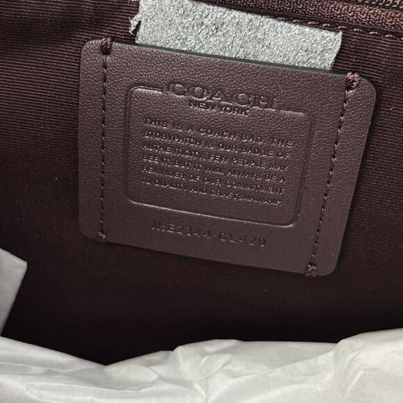 COACH CITY TOTE IN SIGNATURE CANVAS WITH ROSE PRINT - Picture 8 of 10